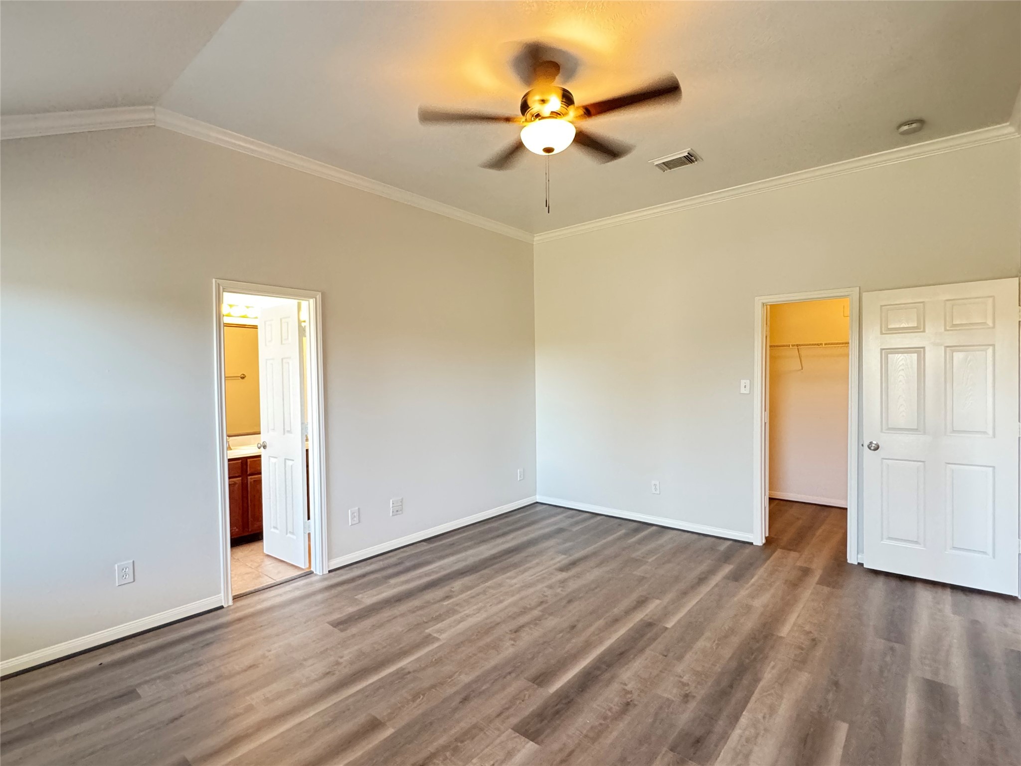 21543 Falvel Misty Drive Spring, TX 77388 - Photo 19 of 40 wooden floor in an empty room with a window