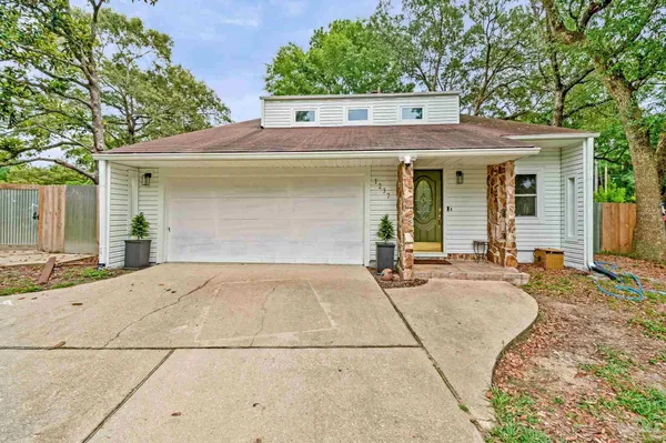 a view of a house with patio