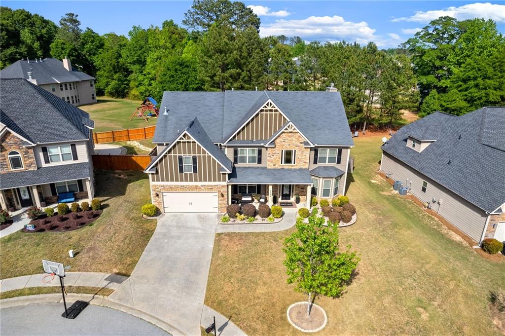 2352 Alexander Top Place Grayson, GA 30017 - Photo 61 of 66 an aerial view of a house