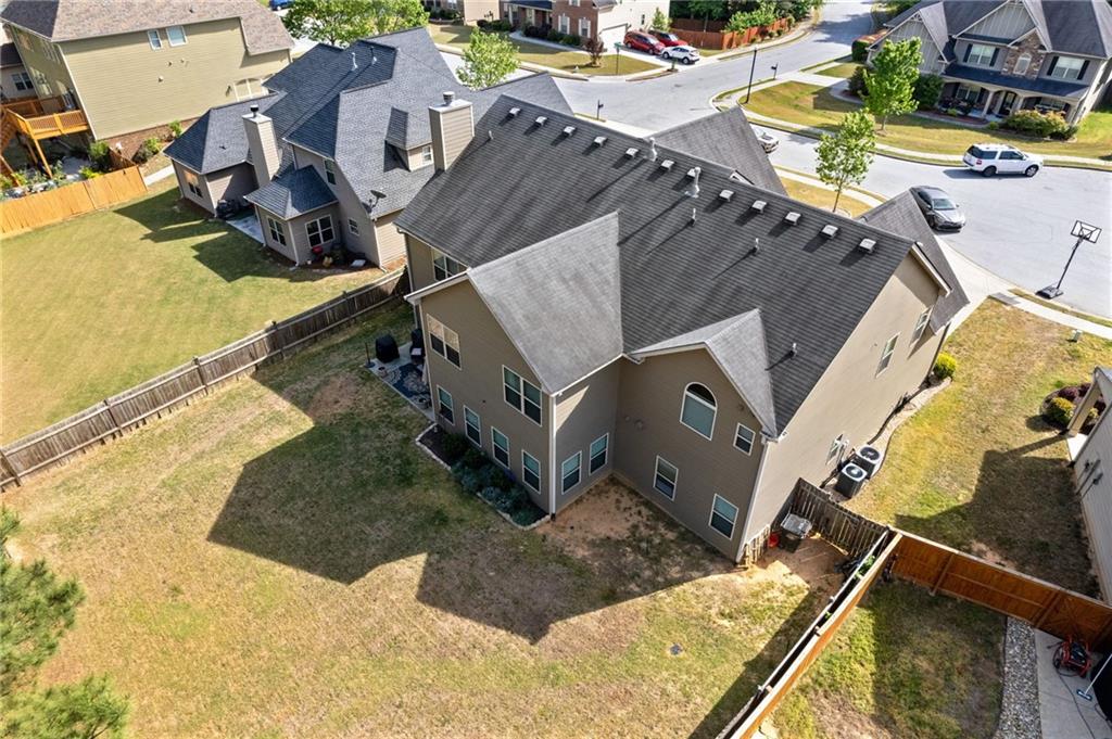 2352 Alexander Top Place Grayson, GA 30017 - Photo 63 of 66 an aerial view of a house with a swimming pool