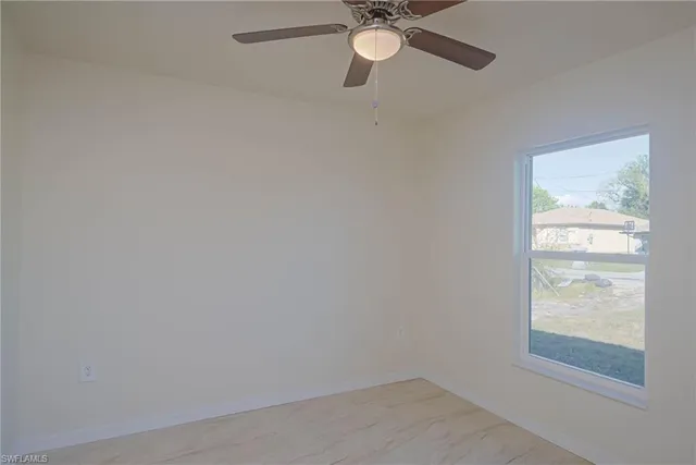 a view of an empty room