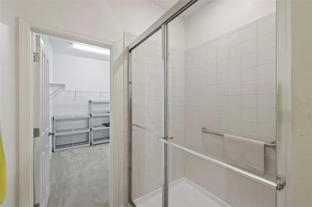 a view of an empty racks