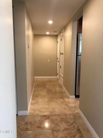 a view of livingroom with hallway