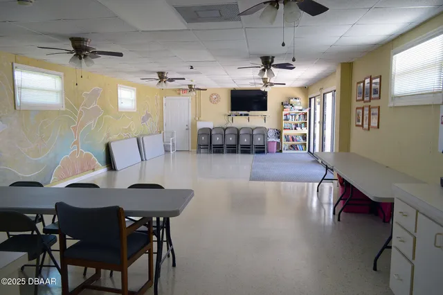 a view of a basketball court