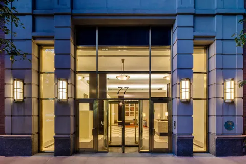 a view of front door