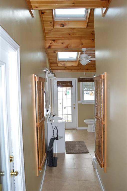 132 Old Winthrop Road Augusta, ME 04330 - Photo 14 of 22 First floor bath with door leading...