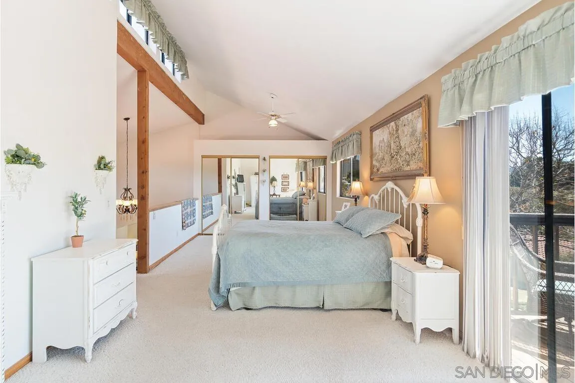 2877 Polk Road Alpine, CA 91901 - Photo 16 of 40 a bedroom with furniture and a large window