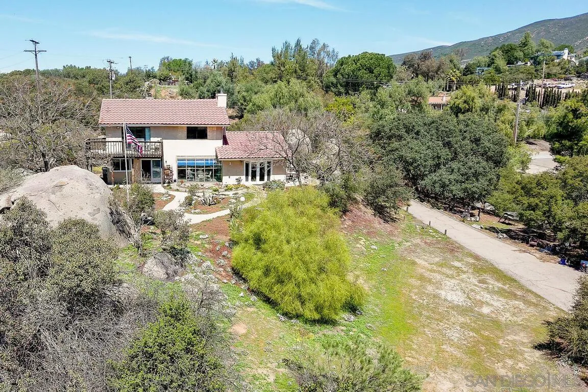 2877 Polk Road Alpine, CA 91901 - Photo 33 of 40 a view of house with outdoor space and garden