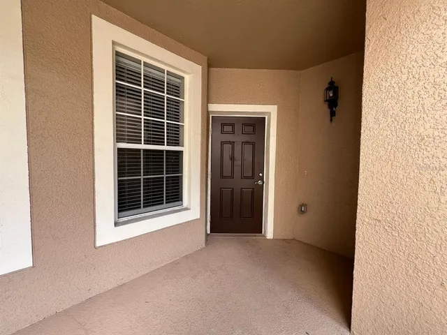 a view of front door