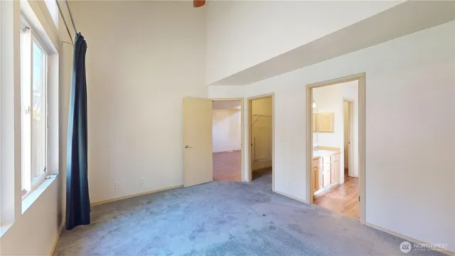 a view of a walk in closet