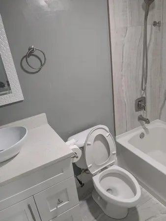 a bathroom with a sink and a toilet