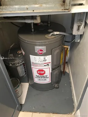 a view of storage and utility room