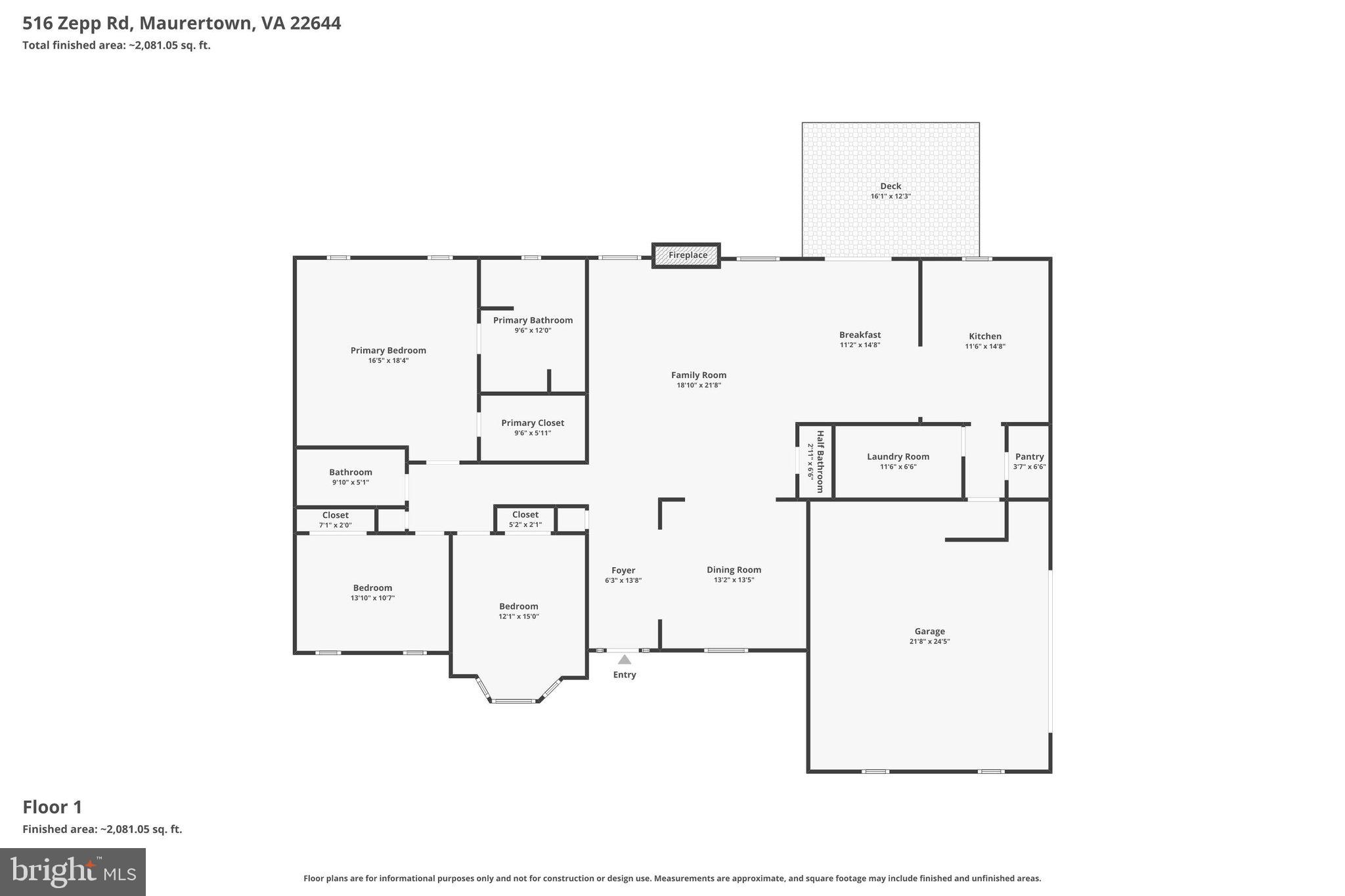 516 Zepp Road Maurertown, VA 22644 - Photo 63 of 63 Floor-1