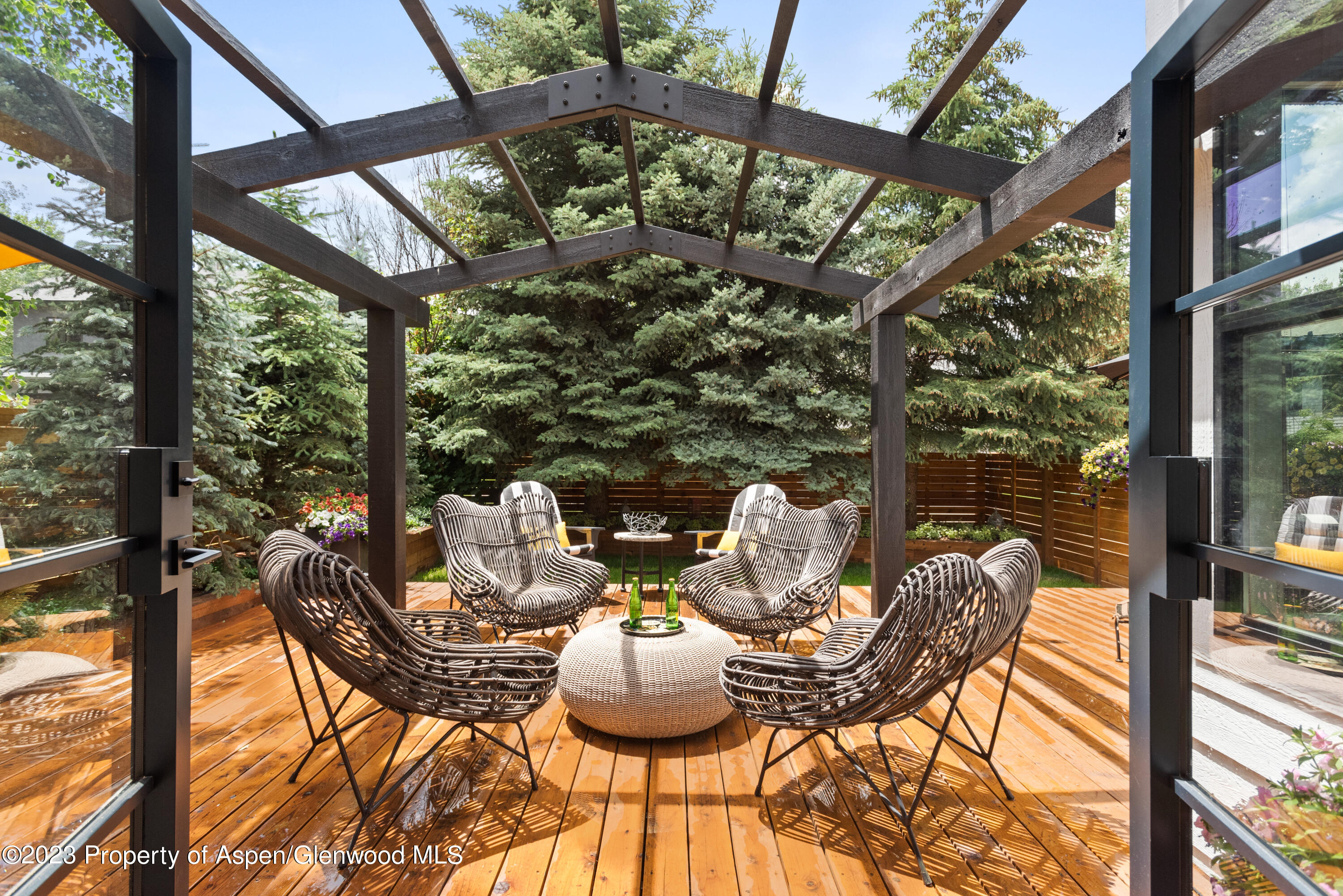 324 Summerset Lane Basalt, CO 81621 - Photo 16 of 40 a view of a chairs and table in the balcony