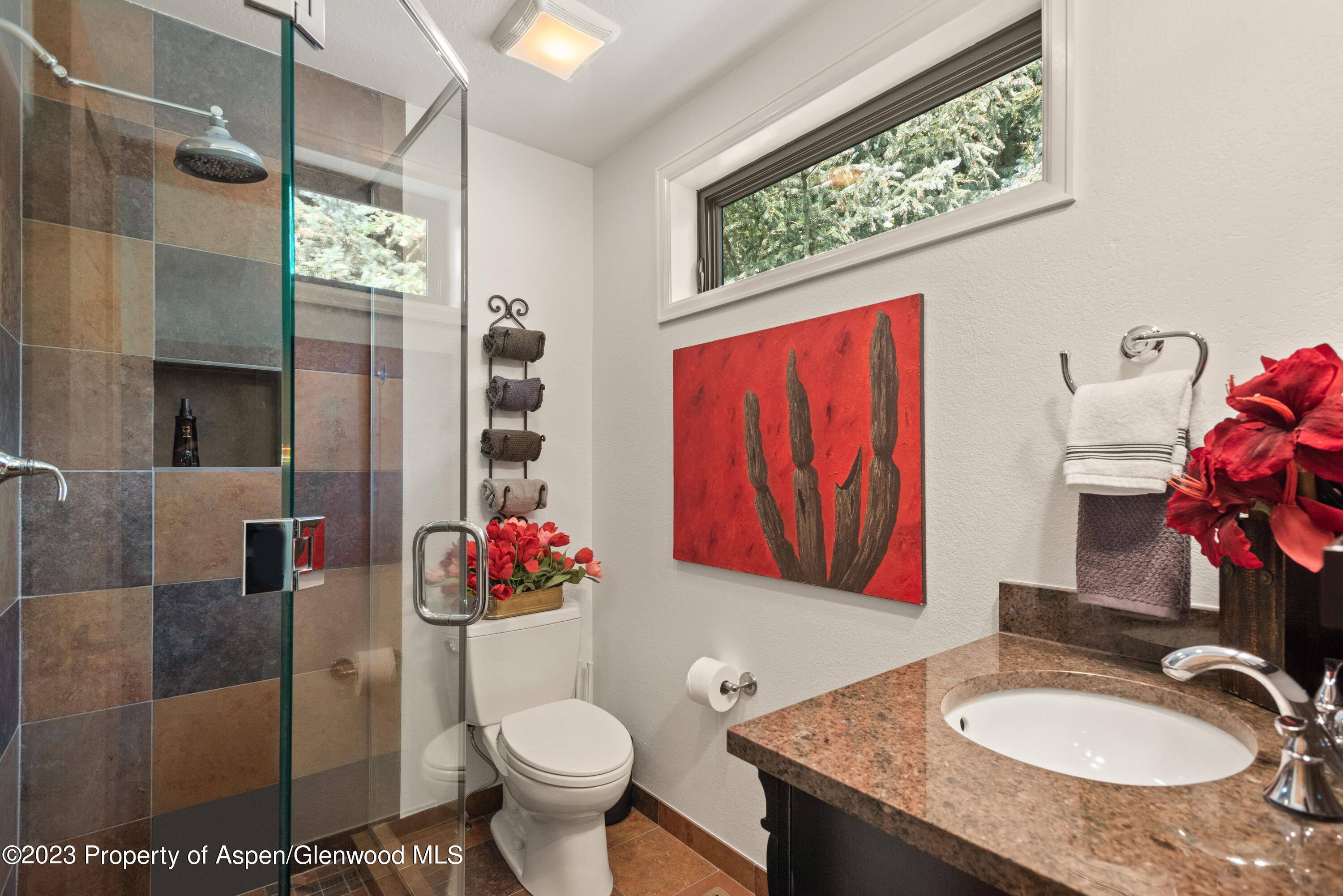 324 Summerset Lane Basalt, CO 81621 - Photo 33 of 40 a bathroom with a sink and a mirror