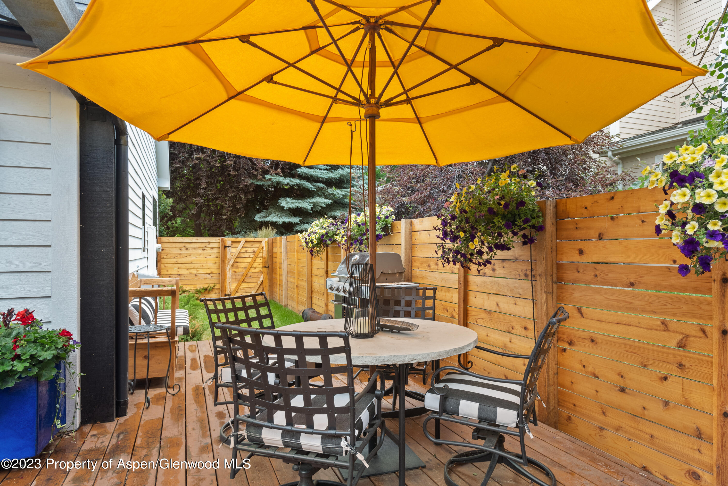 324 Summerset Lane Basalt, CO 81621 - Photo 38 of 40 a table and chairs in the patio