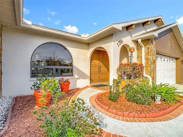 a view of front door
