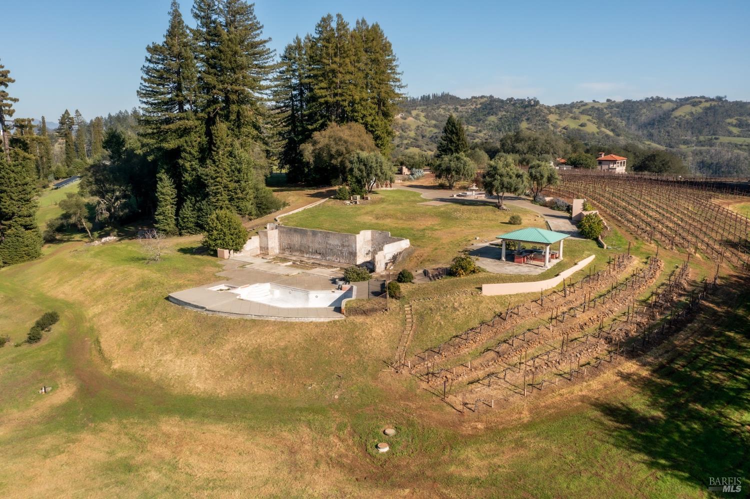 1980 Redwood Hill Court Santa Rosa, CA 95404 - Photo 20 of 49 a view of a swimming pool with a yard