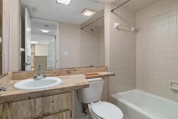 a view of an ocean and a yard