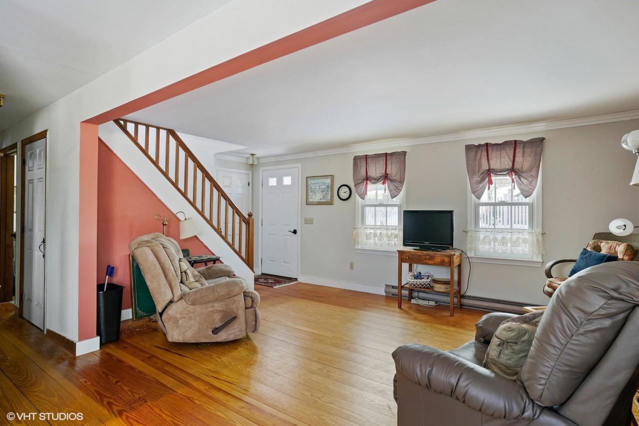60 Ridge St Extension Wellfleet, MA 02667 - Photo 7 of 21 a living room with furniture and a flat screen tv