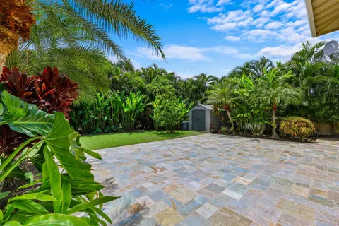 a view of a porch with a yard