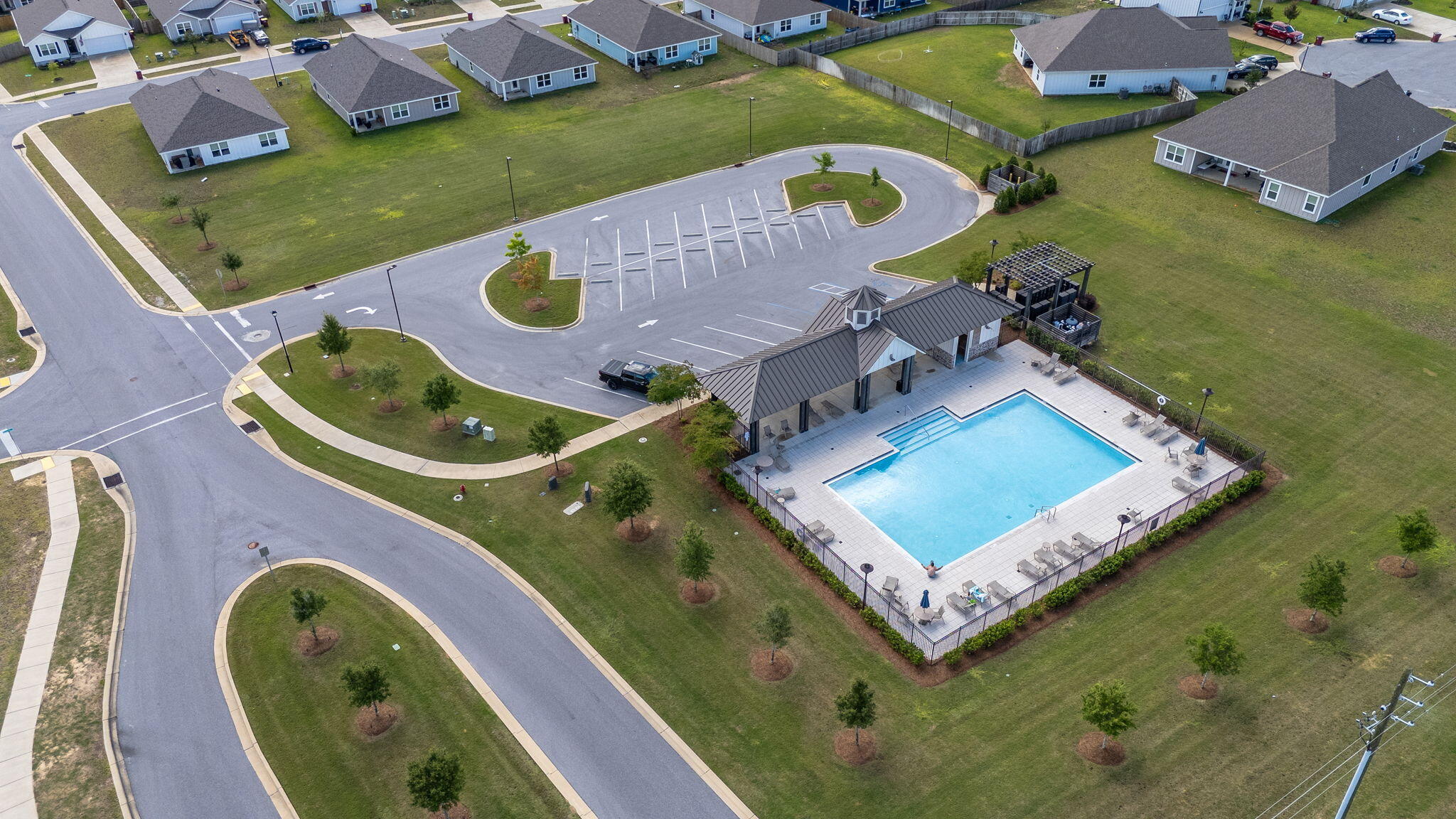 832 Otto Loop Crestview, FL 32539 - Photo 4 of 74 Shoal River Landing airel view pool