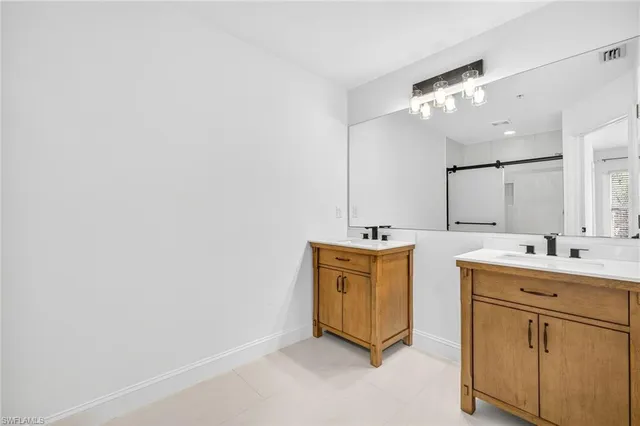 a view of cabinets and sink