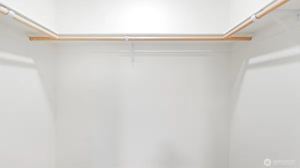 a close up view of racks on the wall