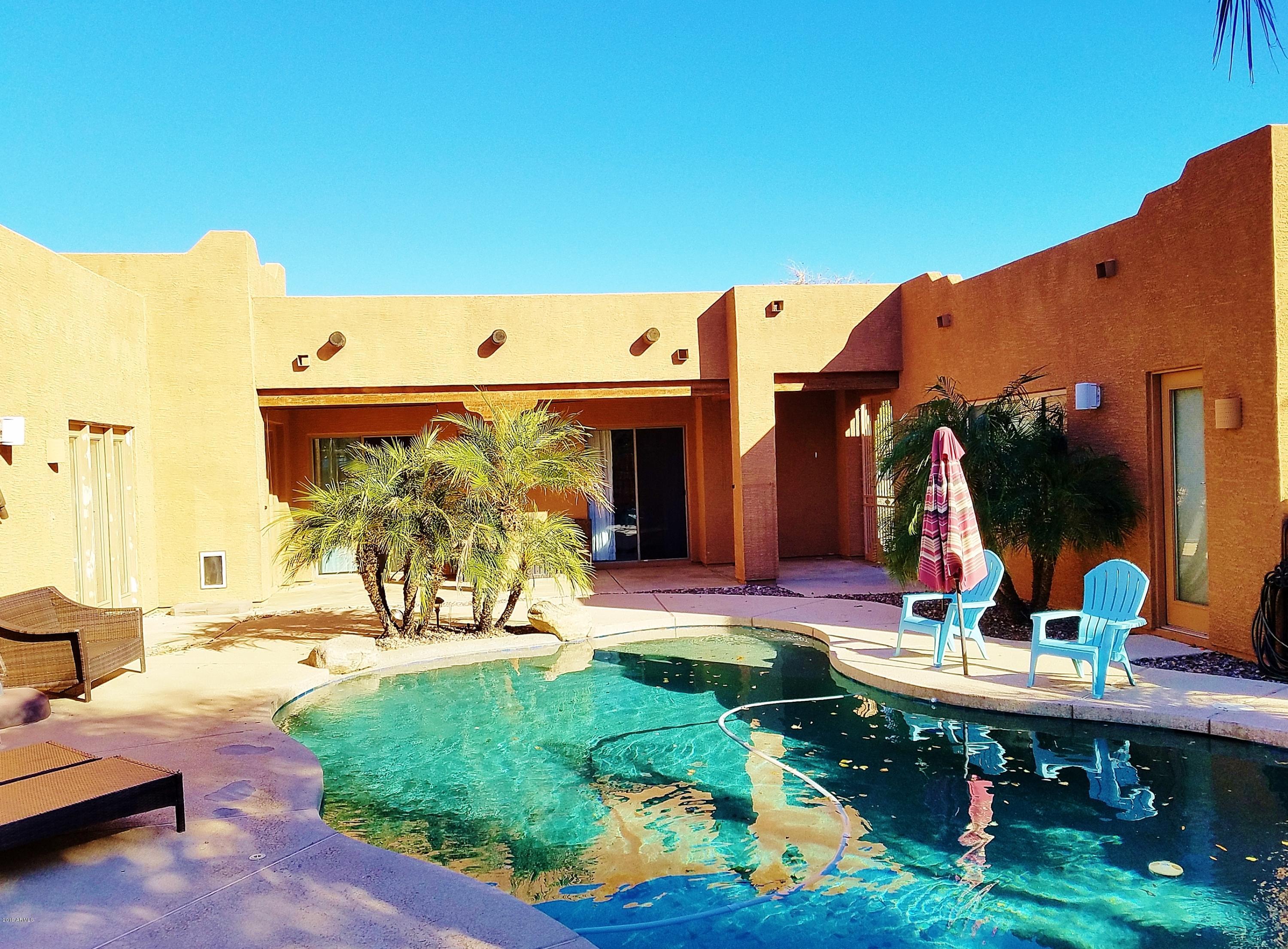 17424 West Ocotillo Road Waddell, AZ 85355 - Photo 20 of 38 Pool looking at Casita and home