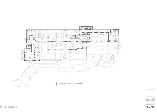 a view of a white house with a yard and potted plants