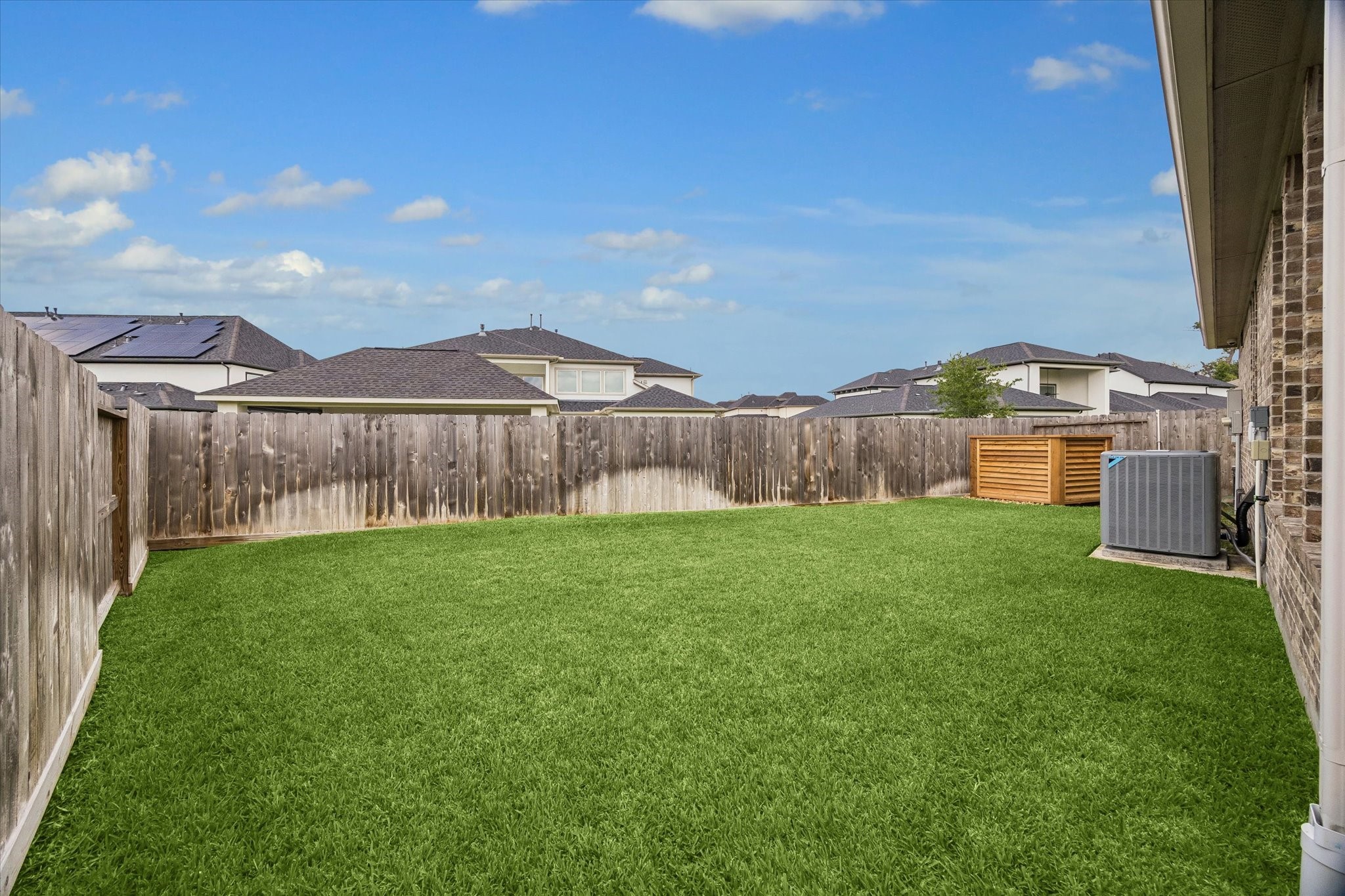 7418 Kearney Hill Lane Spring, TX 77389 - Photo 32 of 35 Another angle of the additional backyard space!