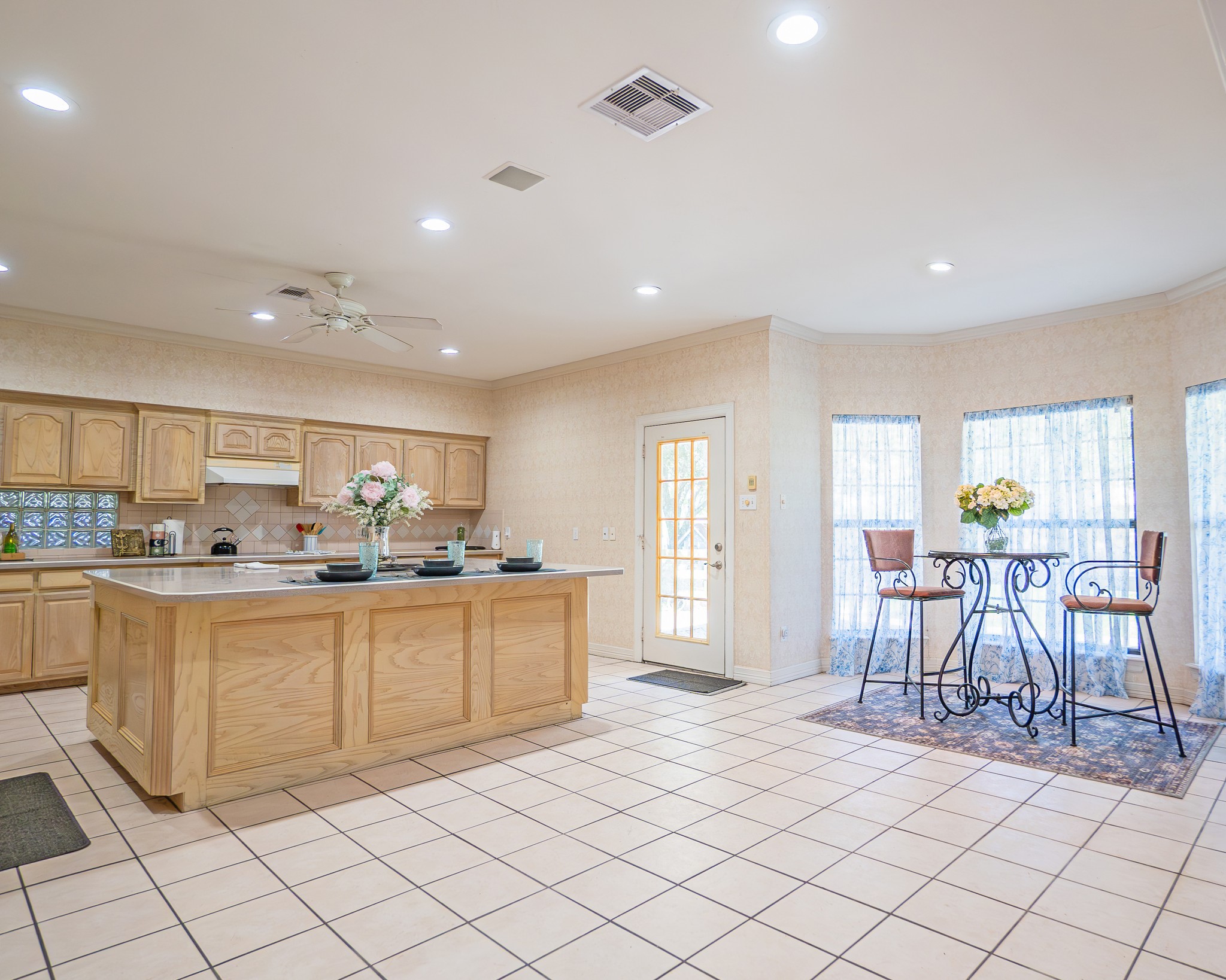 214 Williams Road Bay City, TX 77414 - Photo 26 of 48 a kitchen with stainless steel appliances granite countertop a refrigerator and a stove top oven