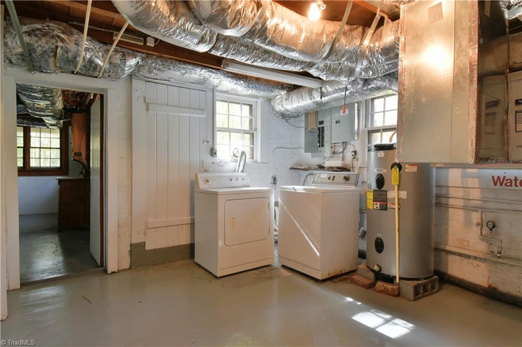 6068 Hedgerow Circle Clemmons, NC 27012 - Photo 28 of 35 Basement level utility/laundry area.