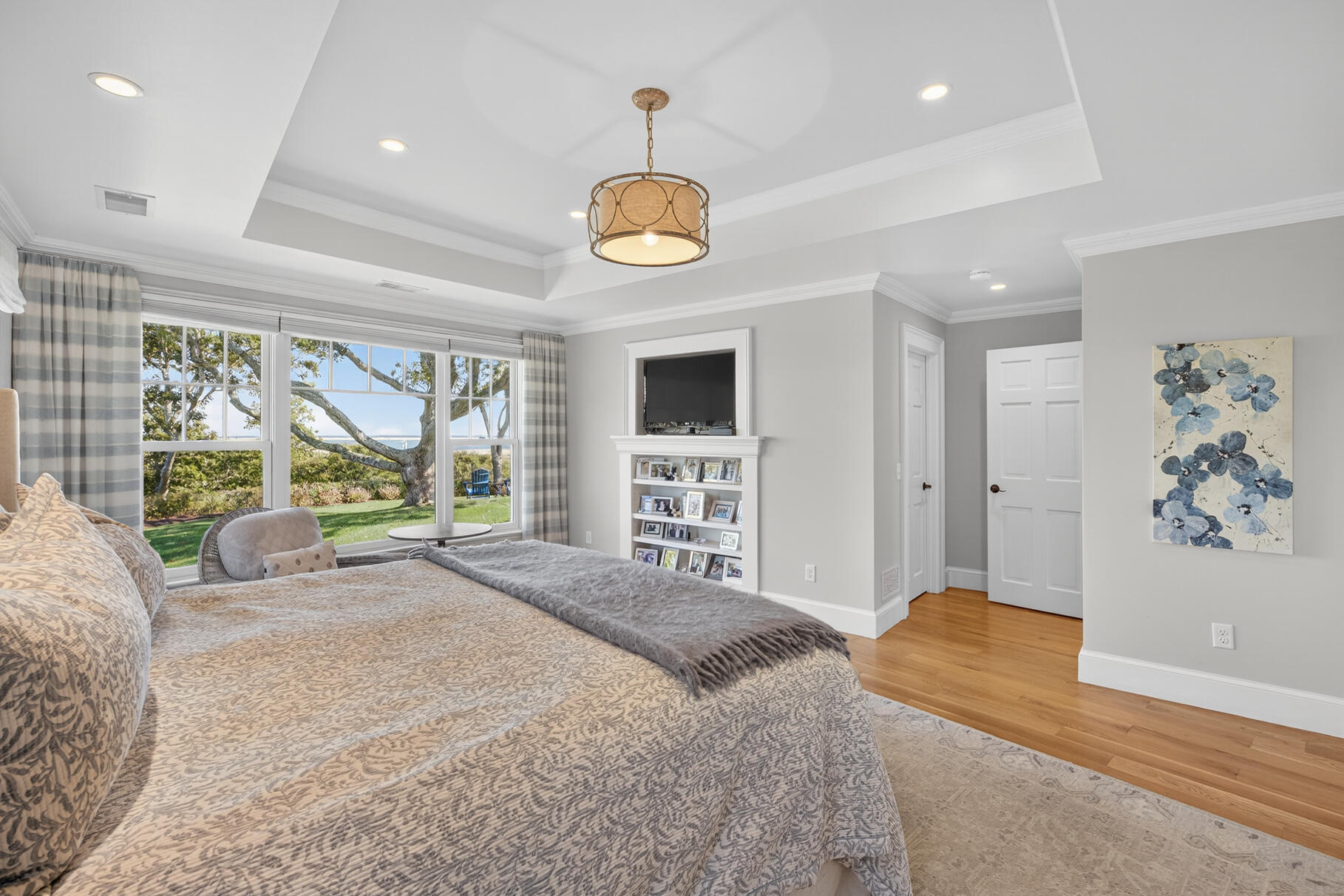 30 Tisquantum Road Chatham, MA 02633 - Photo 29 of 52 a bedroom with a bed and a large window