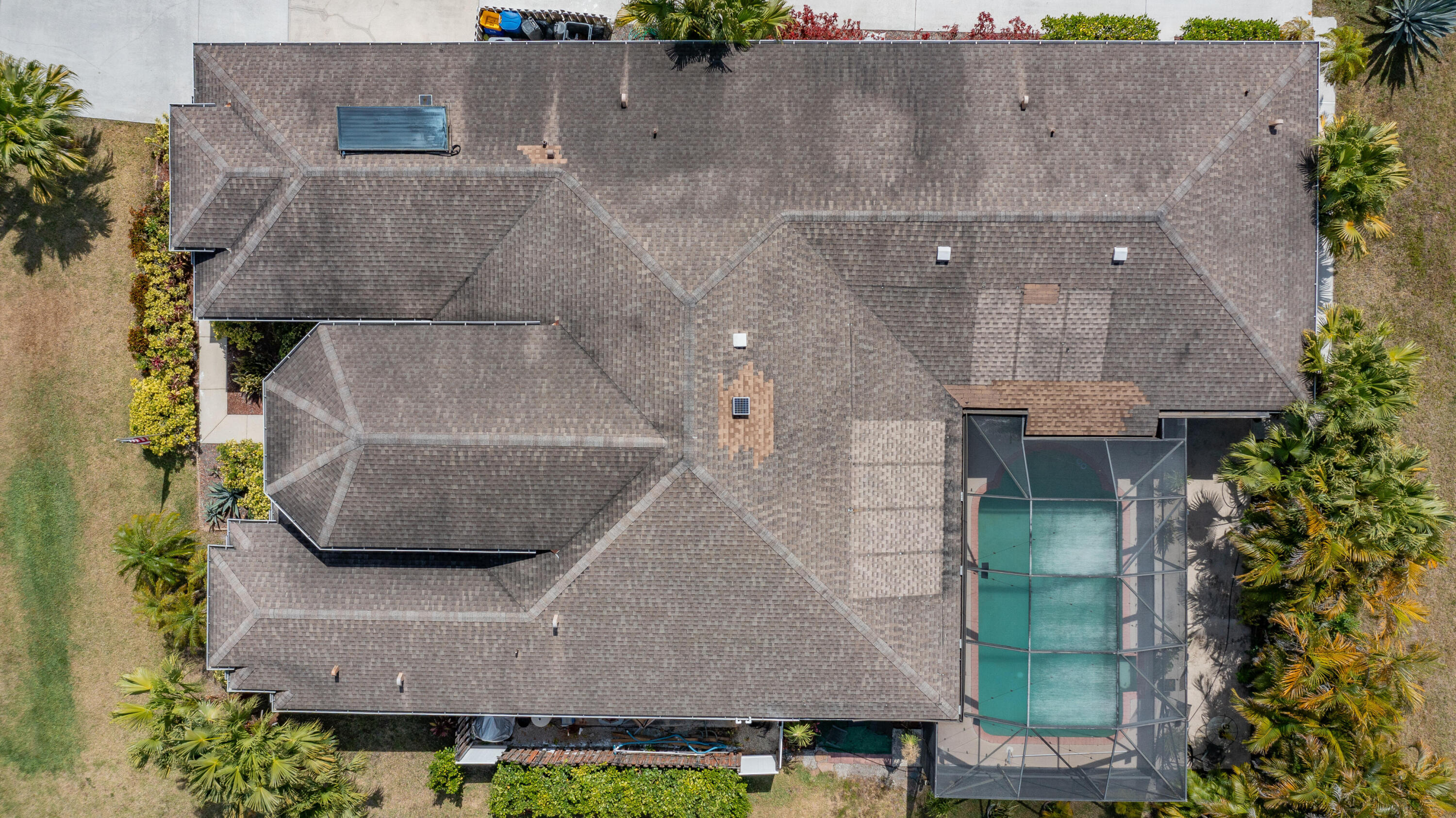 13554 86th Road North West Palm Beach, FL 33412 - Photo 14 of 58 an aerial view of a house with garden space and street view