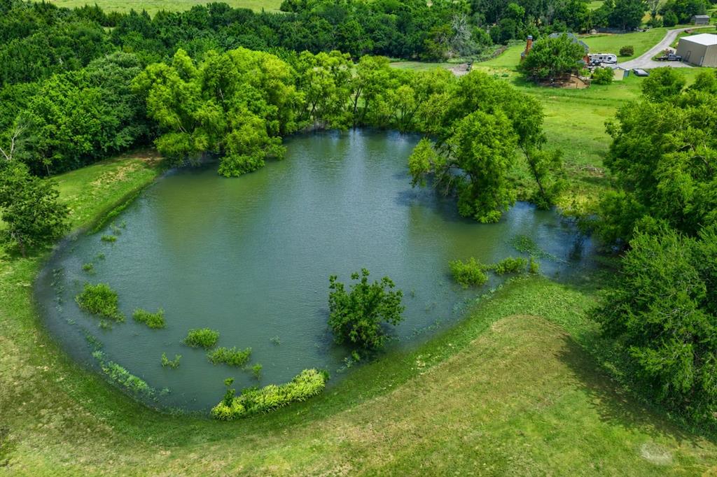 900 Hodgins Road Van Alstyne, TX 75495 - Photo 7 of 10 Natural pond with lush green vegetation along its banks