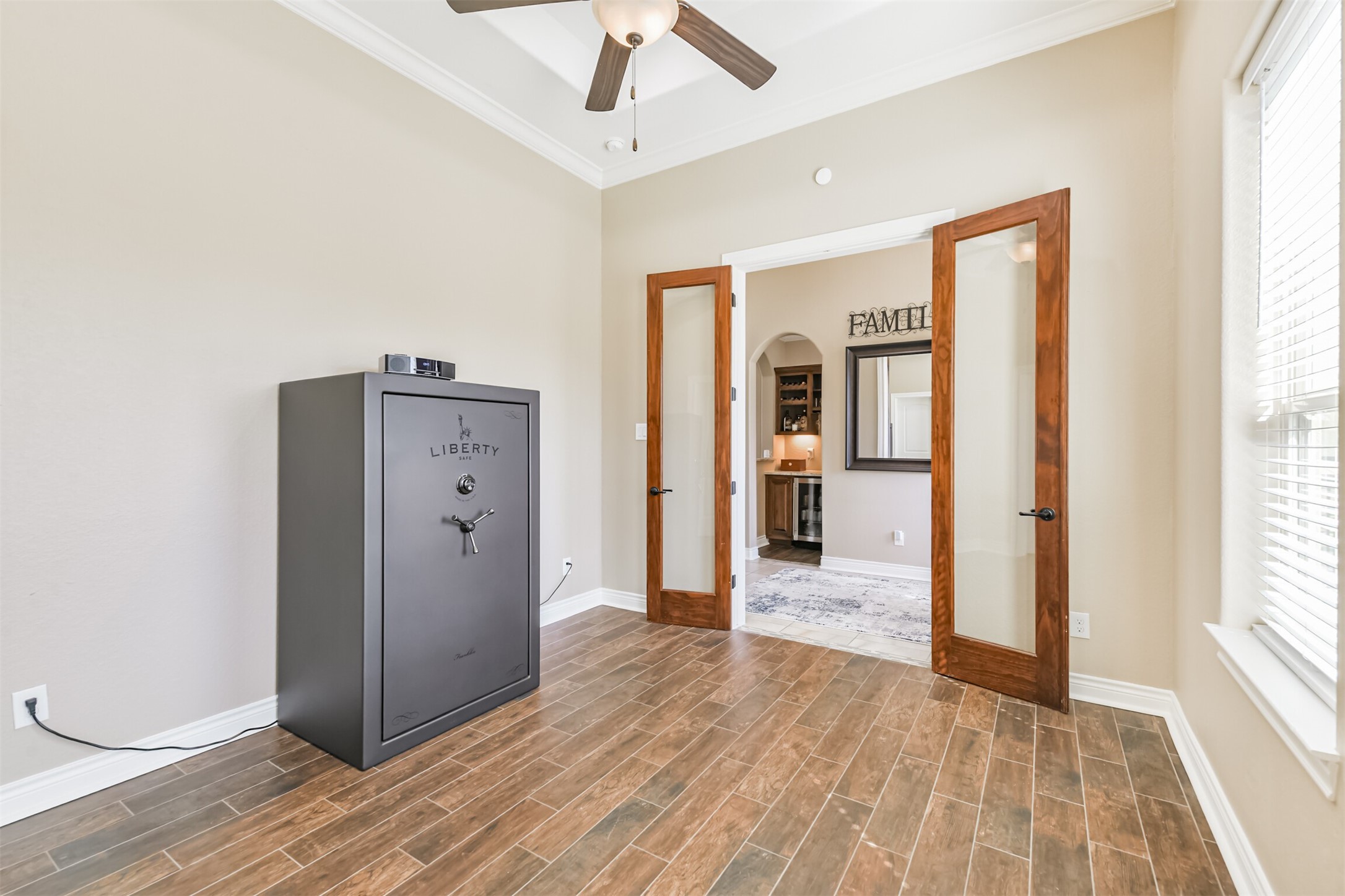 27553 Rio Blanco Drive Splendora, TX 77372 - Photo 21 of 41 a view of a hallway with wooden floor and closet area