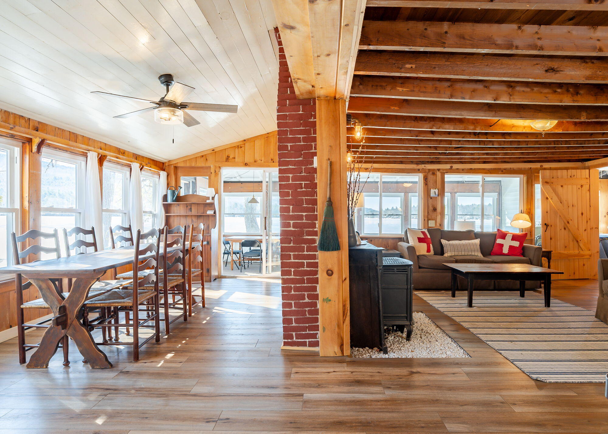 290 Greenwoods Road Peru, ME 04290 - Photo 12 of 40 Dining and Living Roms