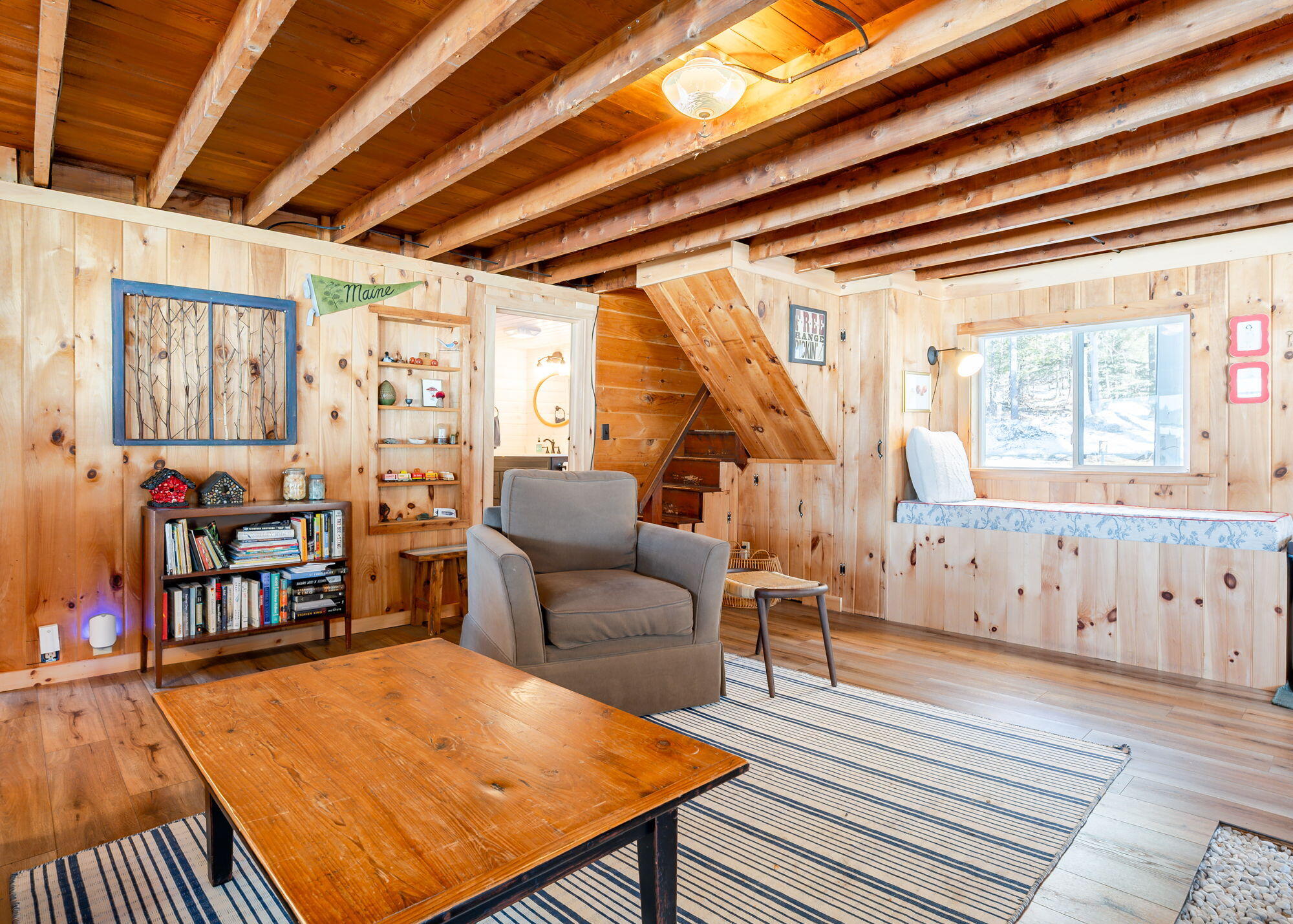 290 Greenwoods Road Peru, ME 04290 - Photo 27 of 40 open living room