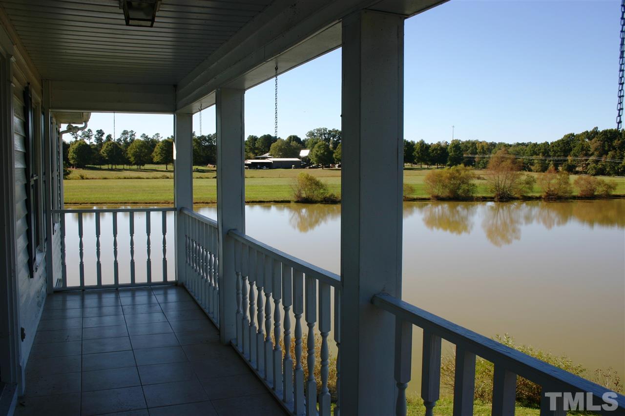 307 Bacon Road Rougemont, NC 27572 - Photo 13 of 25 a view of a balcony with lake view