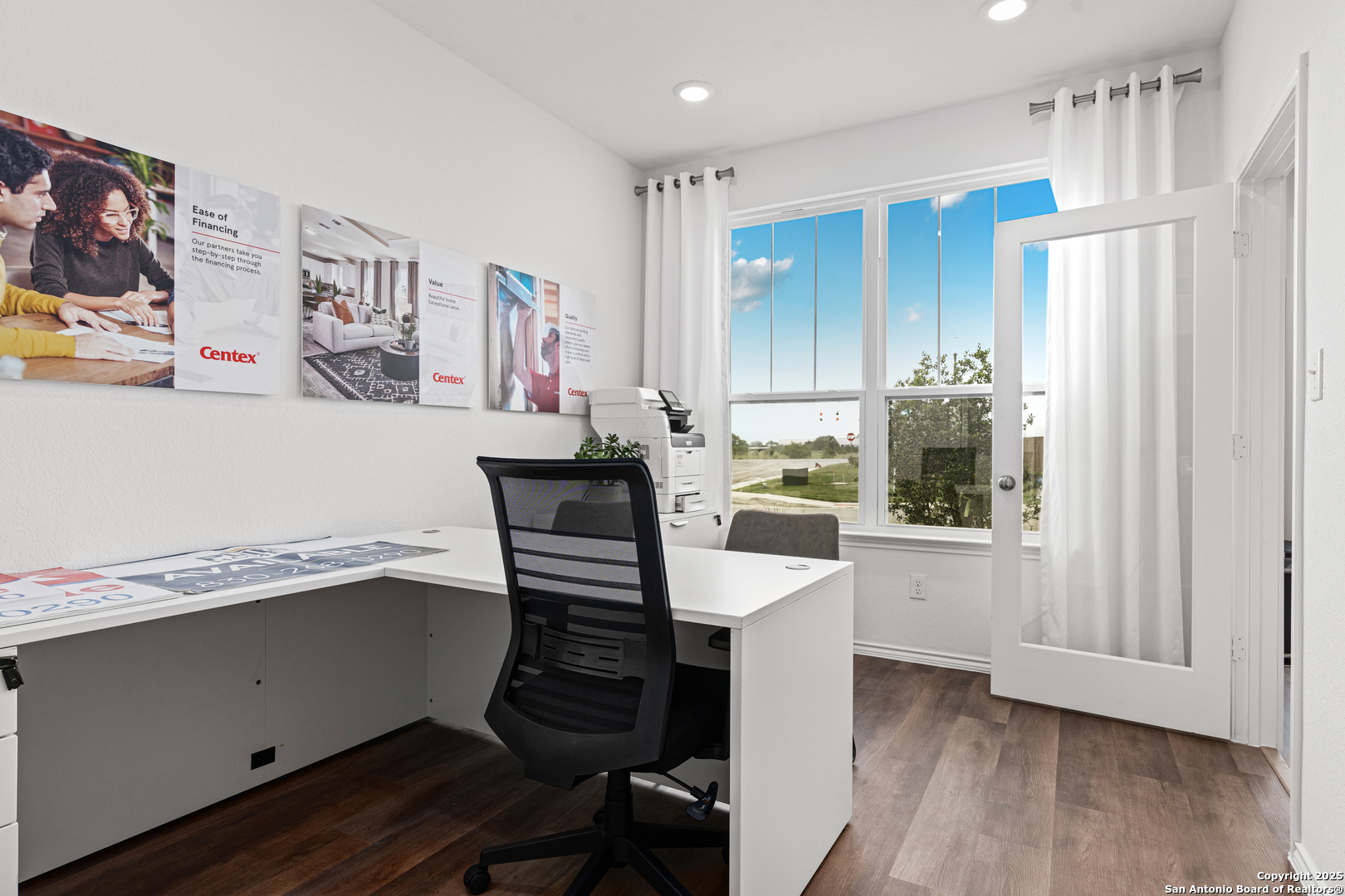 405 Raven Row Marion, TX 78124 - Photo 24 of 25 a dining room with furniture and wooden floor
