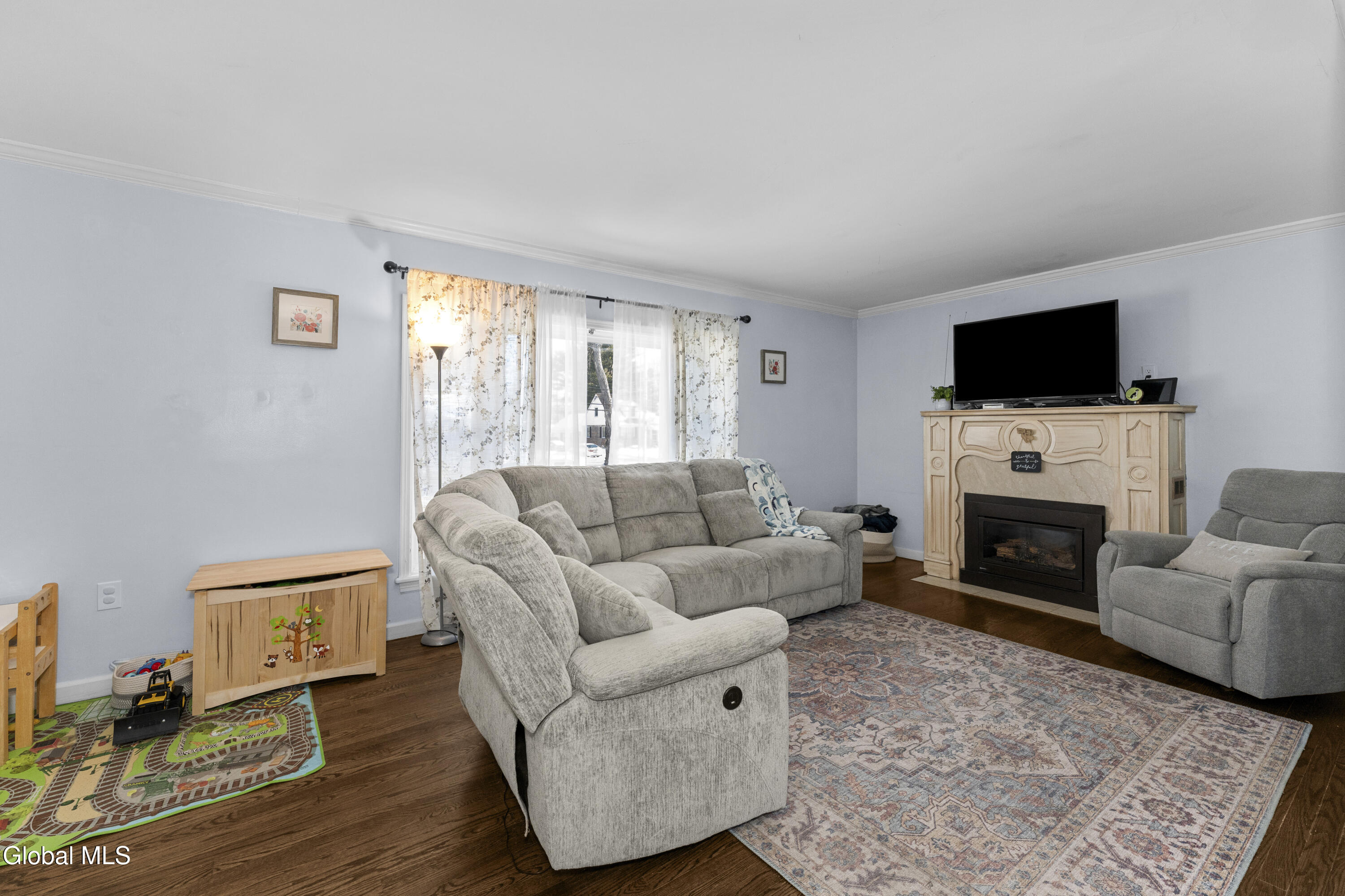 2240 Rosendale Road Niskayuna, NY 12309 - Photo 3 of 39 Living Room with Gas Fireplace