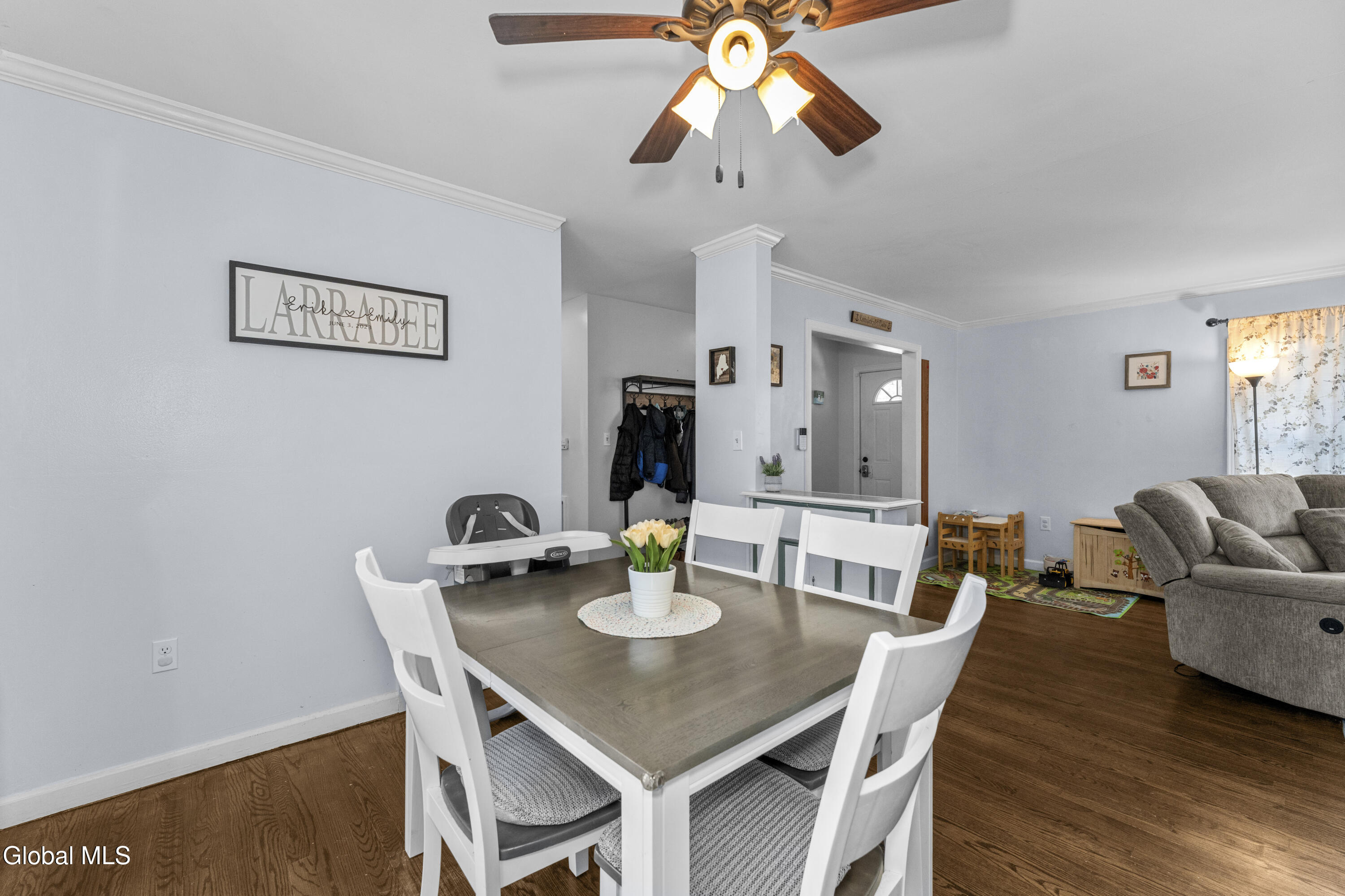 2240 Rosendale Road Niskayuna, NY 12309 - Photo 5 of 39 Dining Area with Ceiling Fan