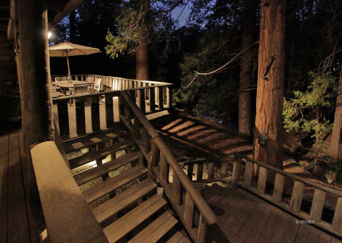 24745 Fern Valley Road Idyllwild, CA 92549 - Photo 41 of 48 a view of balcony with wooden floor