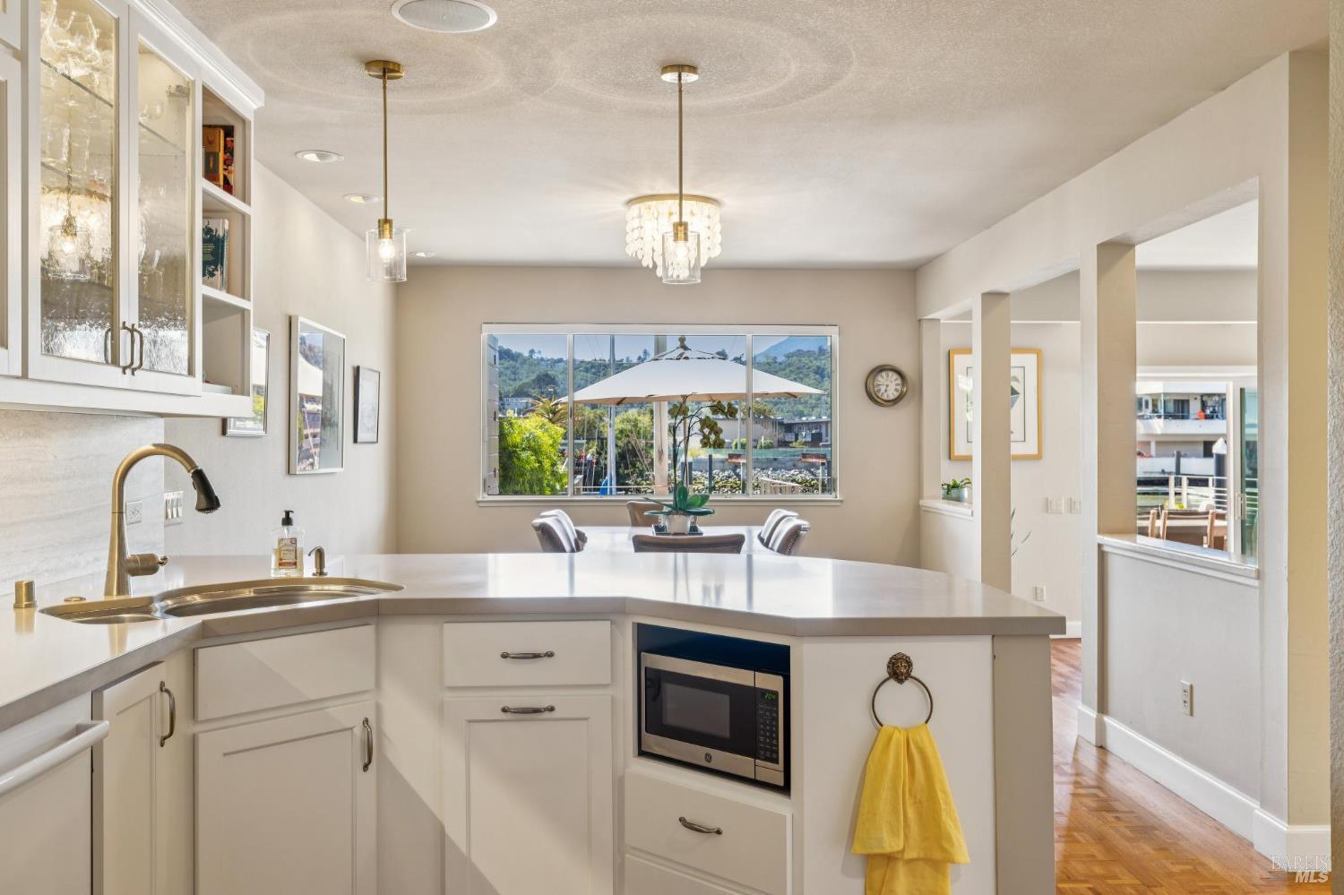 24 Mooring Road San Rafael, CA 94901 - Photo 16 of 71 Stunning views from the kitchen.