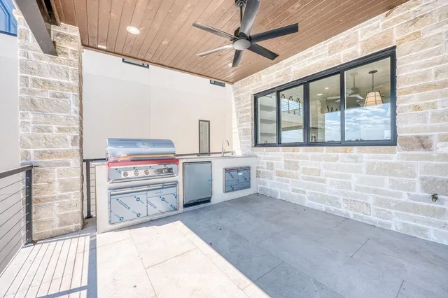 a room with storage and utility