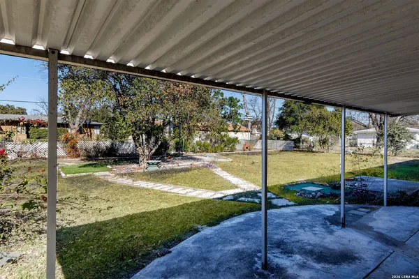 a view of a porch