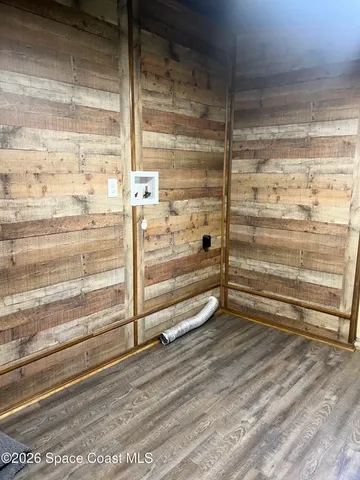 a view of a room with empty racks