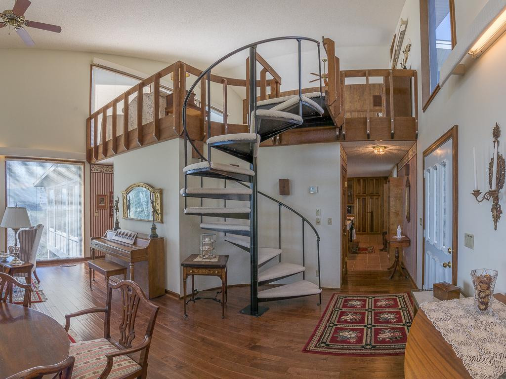 239 Peregrine Lane Chuckey, TN 37641 - Photo 7 of 34 Spiral staircase to loft