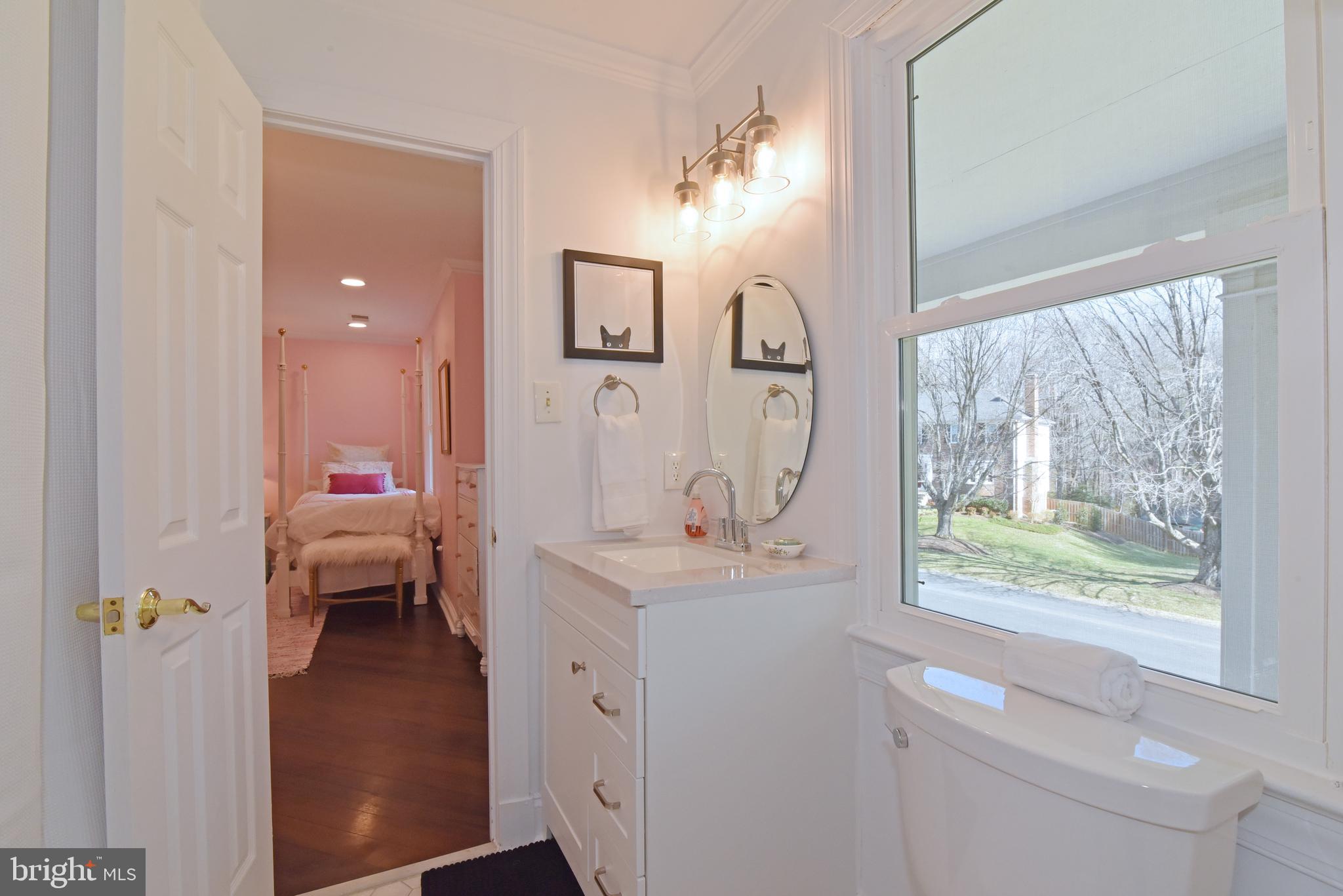 10502 Mt Sunapee Road Vienna, VA 22182 - Photo 26 of 49 Jack and Jill Bathroom Adjoins Bedrooms #2 and #3